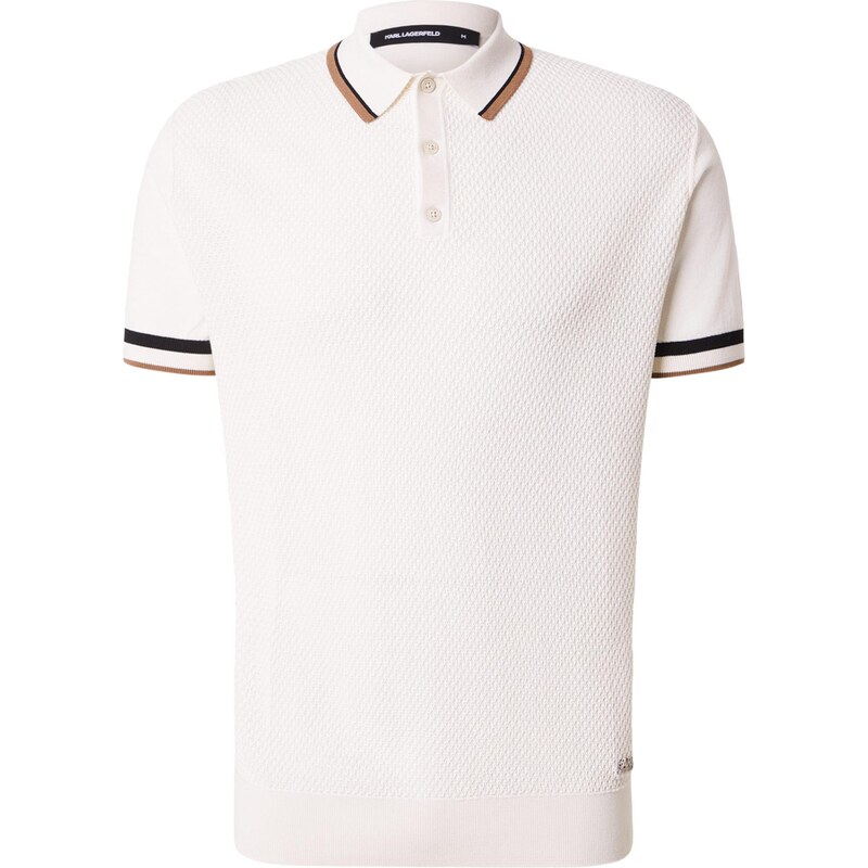 Karl Lagerfeld Svetr hnědá / černá / offwhite