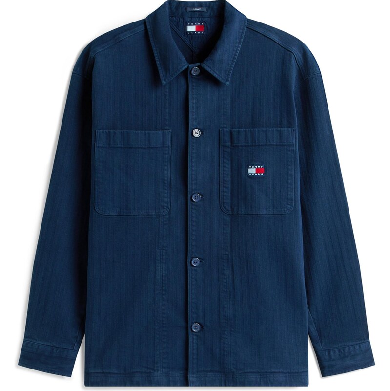 Tommy Jeans Košile ESSENTIAL námořnická modř / červená / bílá