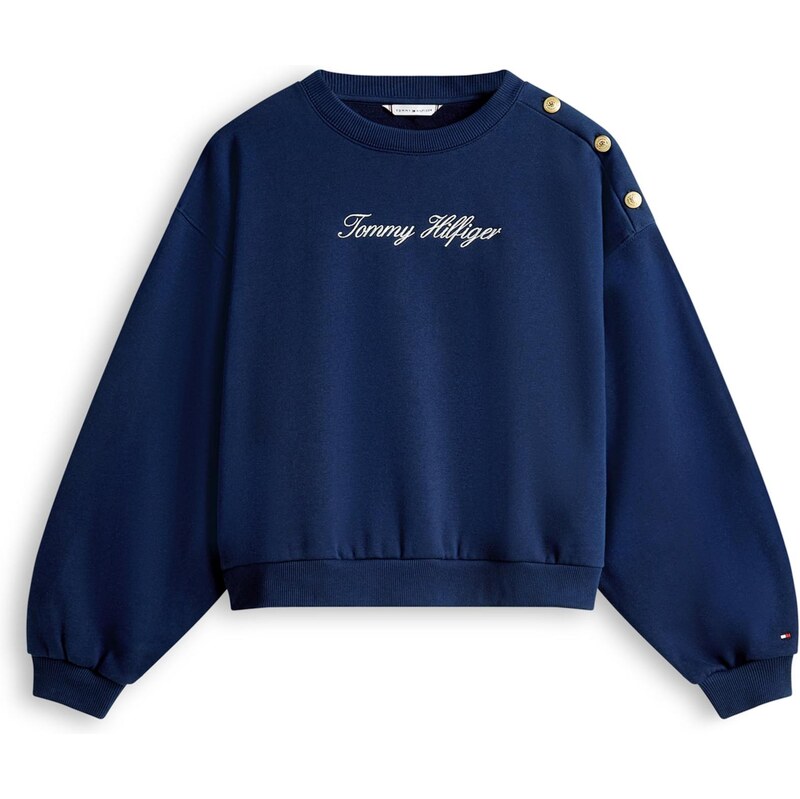 TOMMY HILFIGER Mikina námořnická modř / bílá
