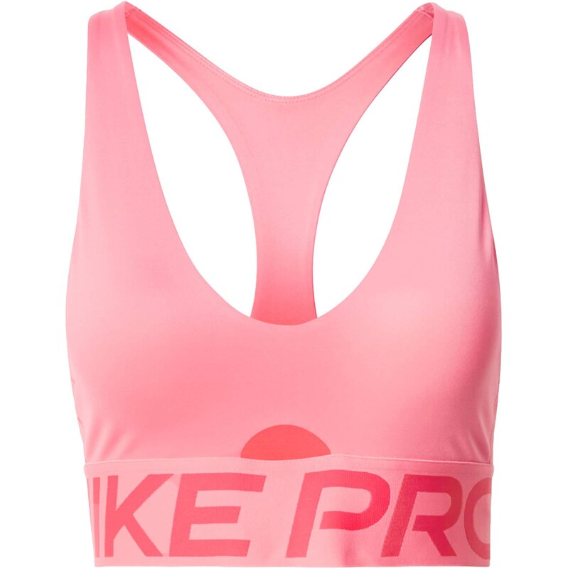 NIKE Sportovní podprsenka NP SCULPT lososová / tmavě růžová