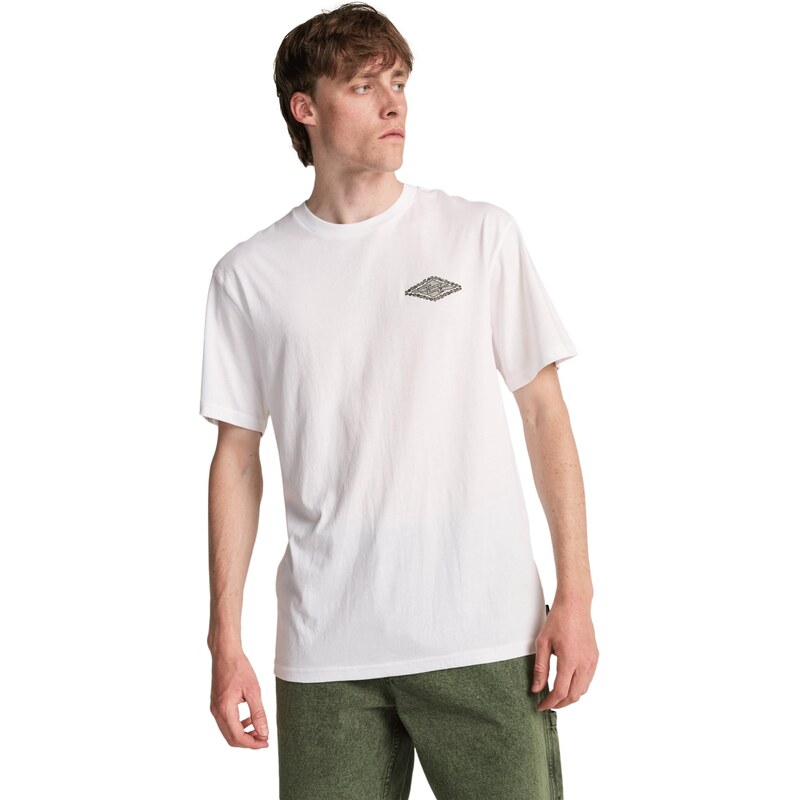 BILLABONG Tričko Crayon Wave tyrkysová / jasně oranžová /