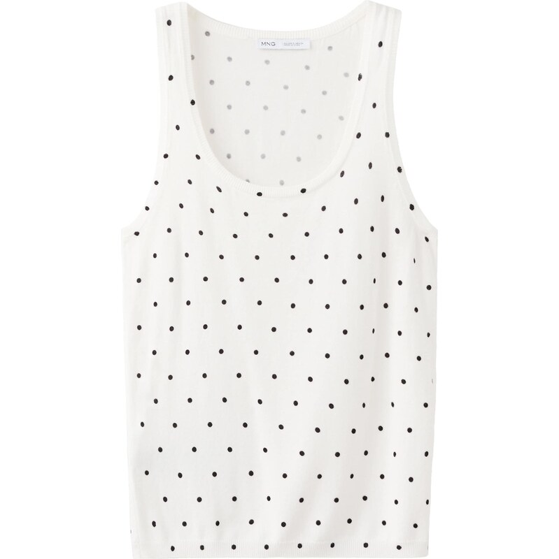 MANGO Kardigany SEVILLA černá / bílá 114886483