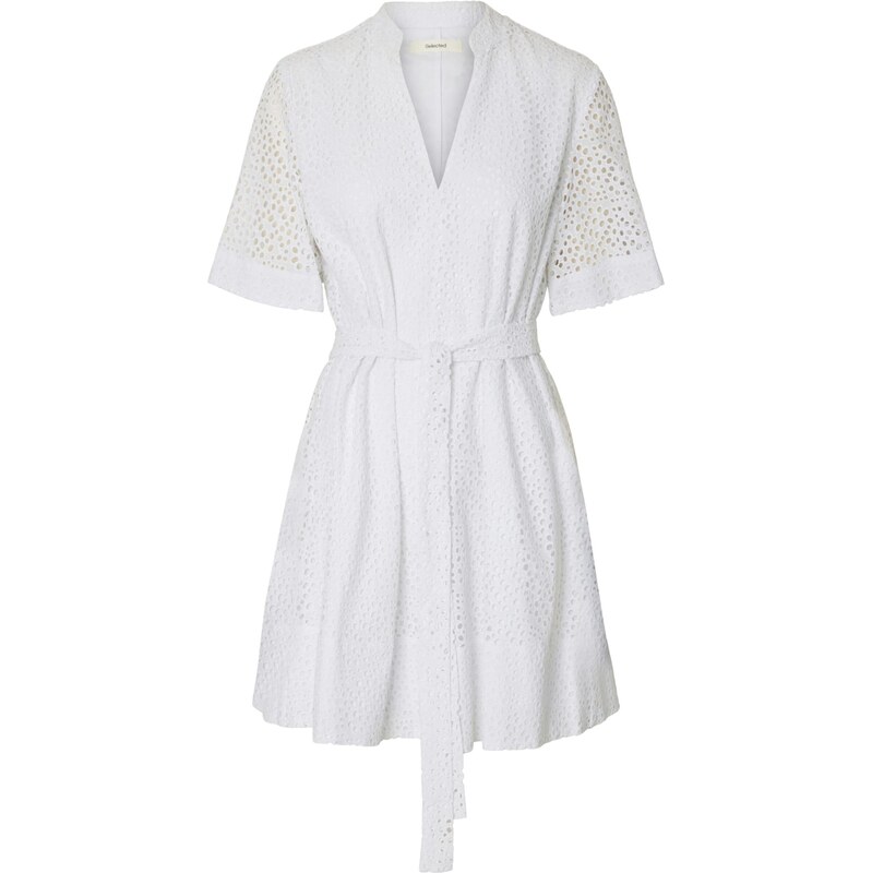 SELECTED FEMME Šaty SLFLAERKE bílá