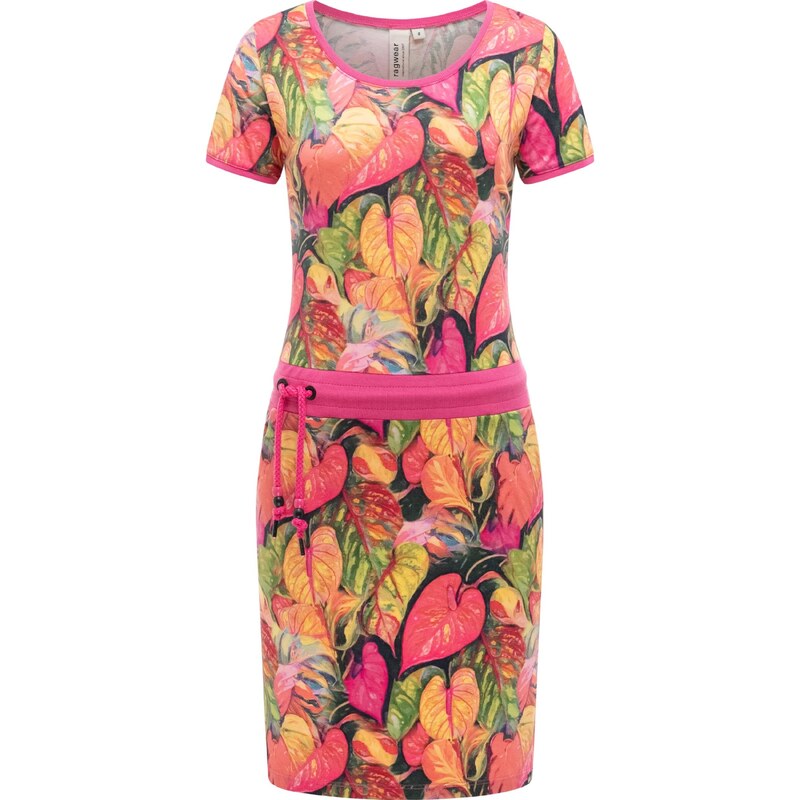 Ragwear Letní šaty 'Baomi Tropic Youmodo' žlutá / oranžová / pink / černá