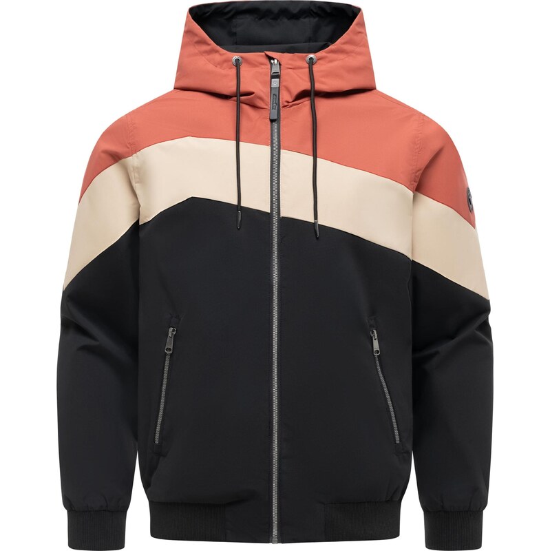 Ragwear Funkční bunda Stewie Block Youmodo cappuccino / korálová