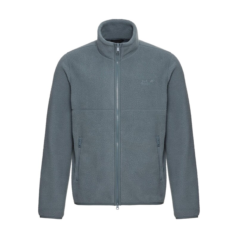 JACK WOLFSKIN Funkční fleecová mikina šedá