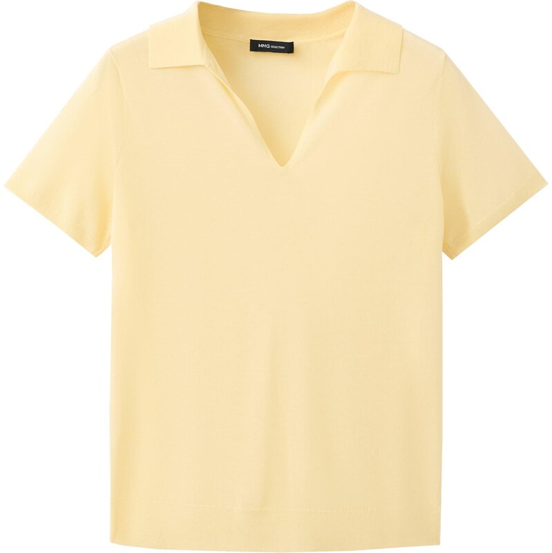 MANGO Svetr LUXON světle žlutá 114886787