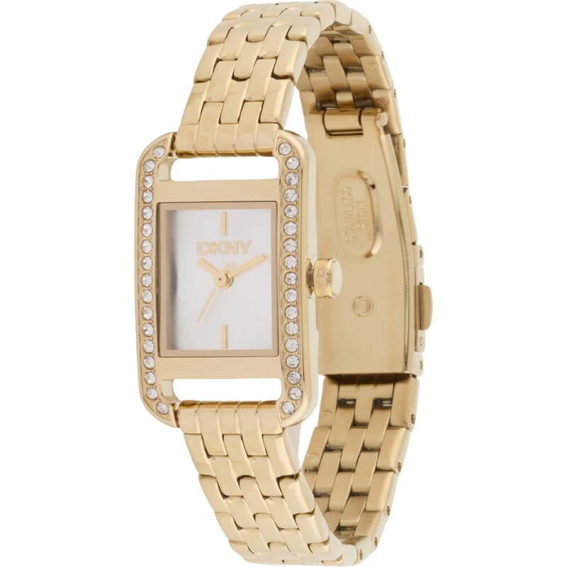 DKNY Analogové hodinky zlatá / bílá 114886831