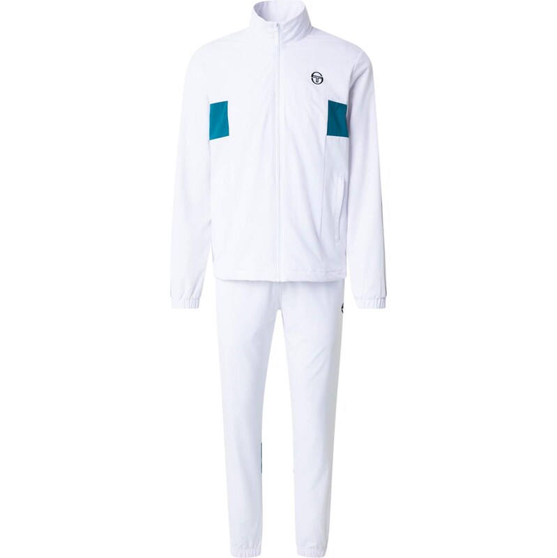 Sergio Tacchini Tepláková souprava tmavě zelená / bílá