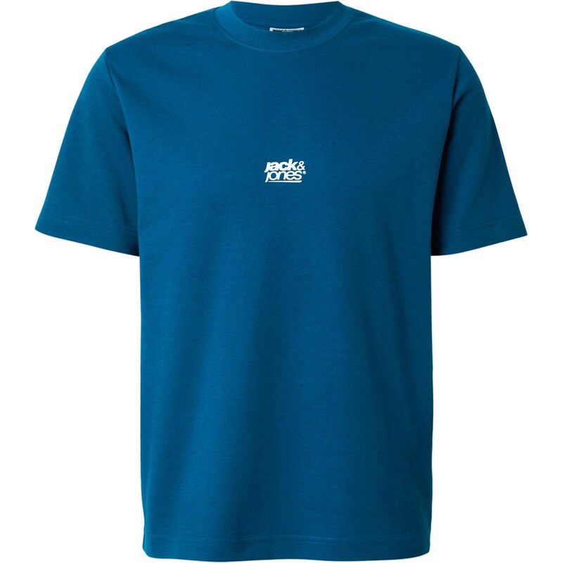 JACK & JONES Tričko JCOBREEZE námořnická modř / bílá