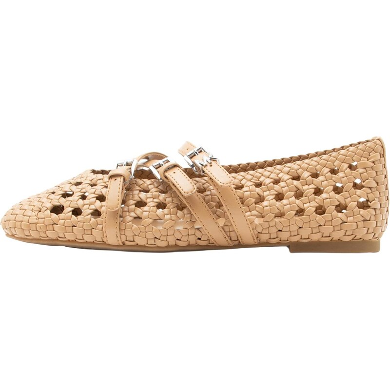 MICHAEL Michael Kors Baleríny s řemínky INDY cappuccino 114887429