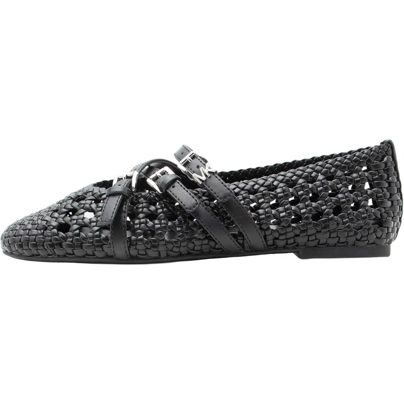 MICHAEL Michael Kors Baleríny s řemínky INDY černá 114887489
