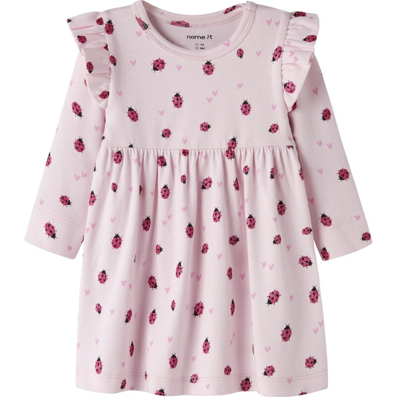 NAME IT Šaty NBFHaline pink / růžová / černá