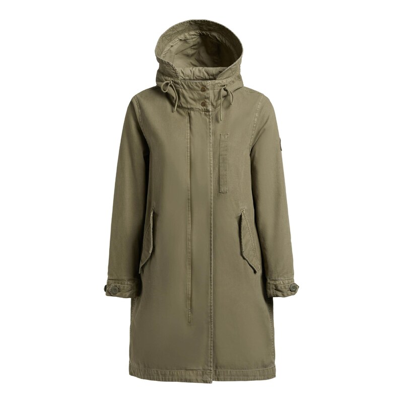 khujo Přechodová parka FREYA olivová 114887994
