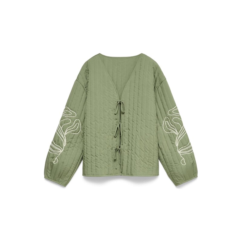 VERO MODA Přechodná bunda VMCLIO zelená 114888400
