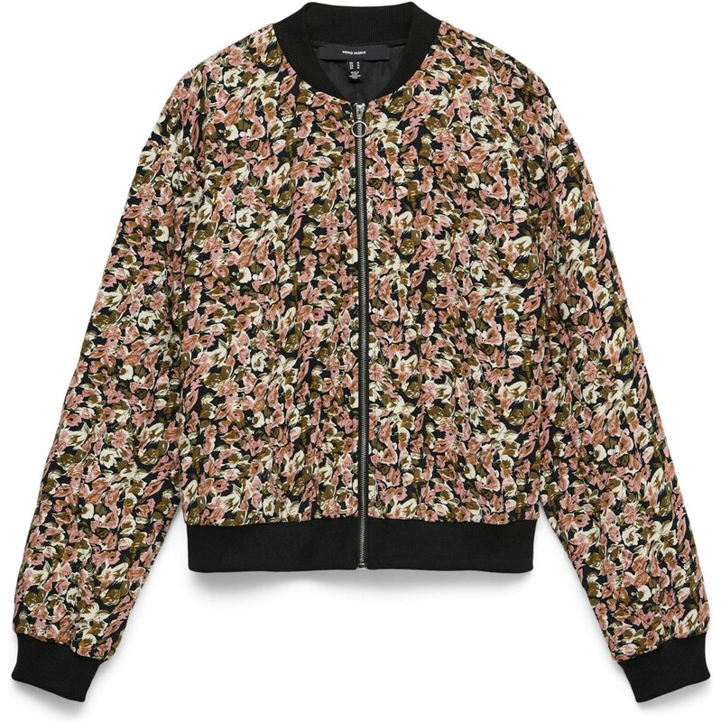 VERO MODA Přechodná bunda 'VMDANA' olivová / růžová / černá / bílá