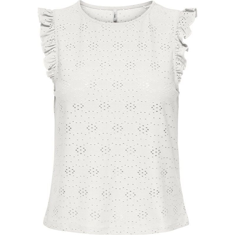 ONLY Tričko ONLSmilla offwhite