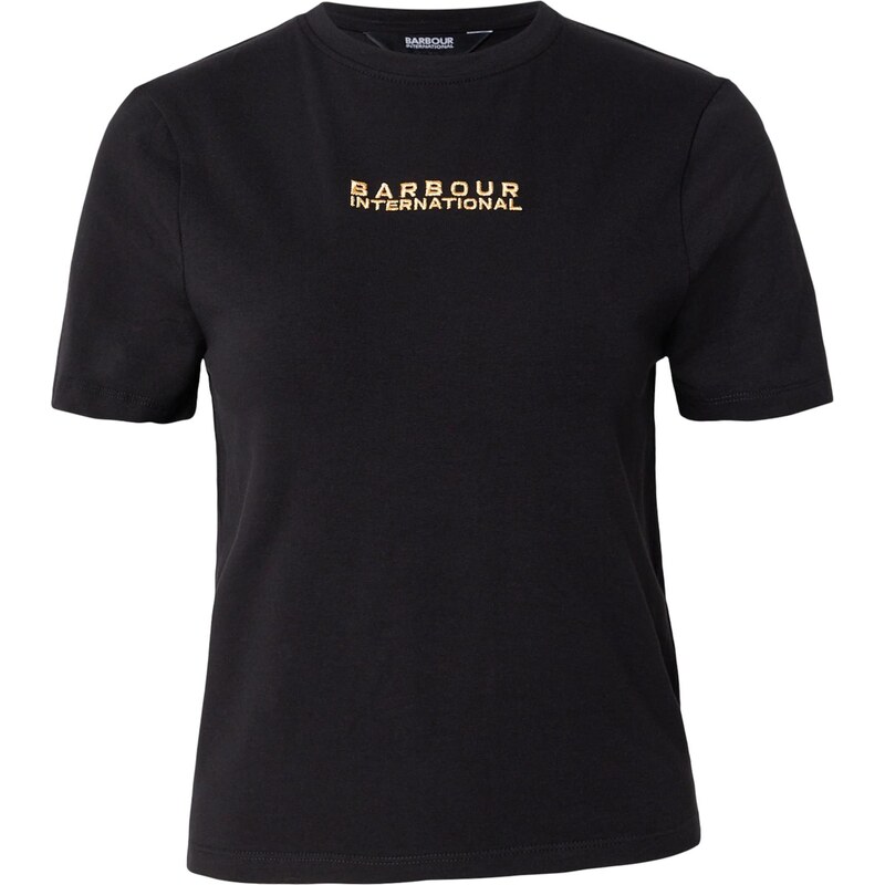 Barbour International Tričko Devin zlatě žlutá / černá