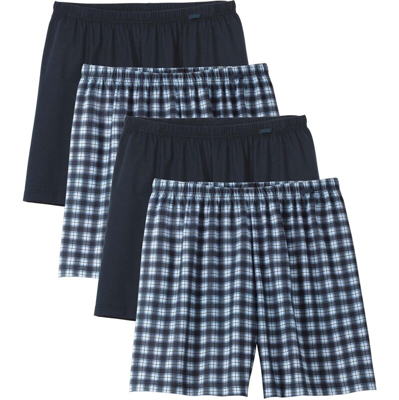 CALIDA Boxerky námořnická modř / světlemodrá / černá / offwhite