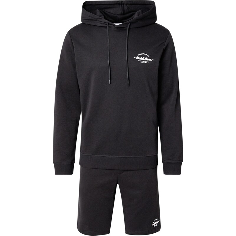 JACK & JONES Joggingová souprava JJBRANDON černá