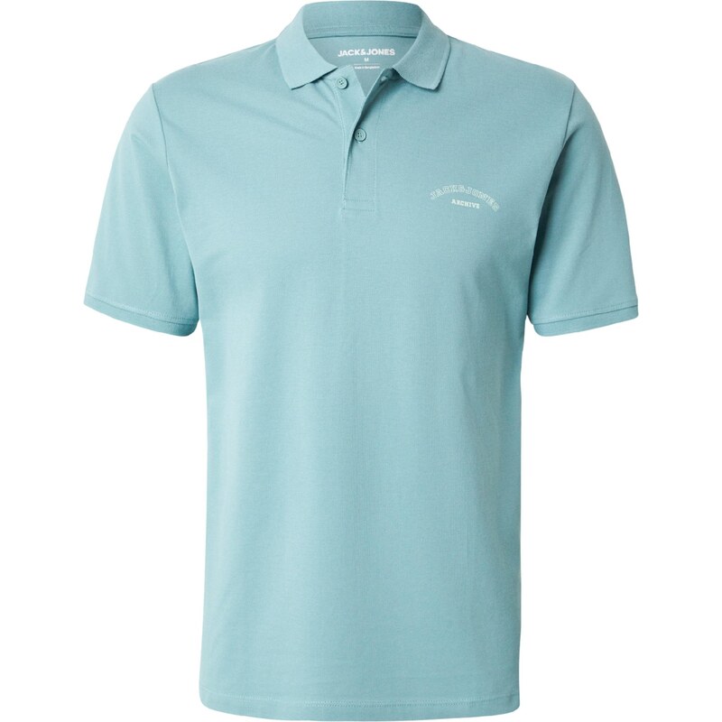 JACK & JONES Tričko JJCOLLEGE azurová modrá