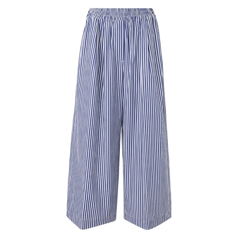 Weekend Max Mara Kalhoty OTTONE modrá / bílá 114889279
