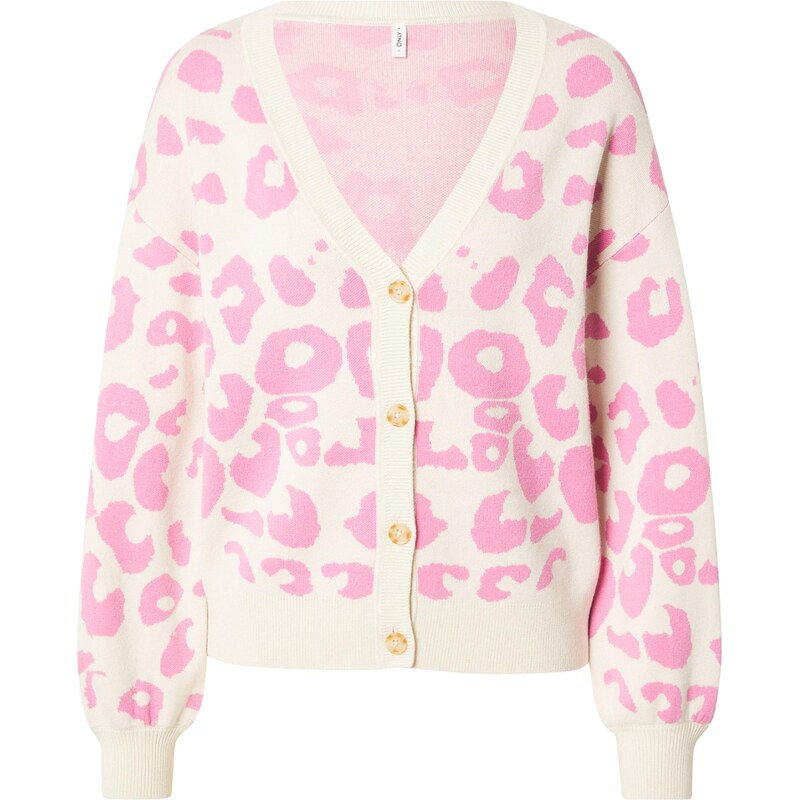 ONLY Kardigan ONLLEONA béžová / pink