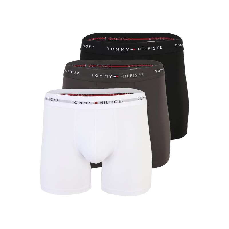 Tommy Hilfiger Underwear Boxerky tmavě šedá / černá / bílá