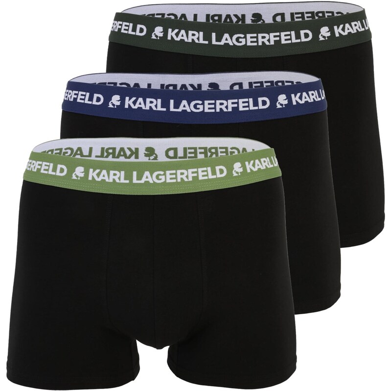 Karl Lagerfeld Boxerky tmavě modrá / olivová / černá / bílá