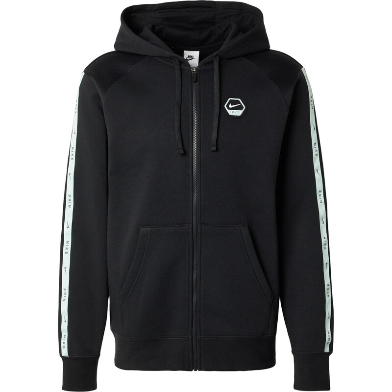 Nike Sportswear Mikina černá / bílá