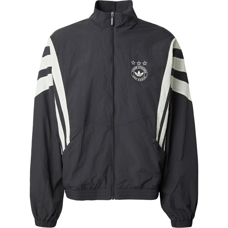 ADIDAS ORIGINALS Přechodná bunda Santiago černá / bílá 114889461