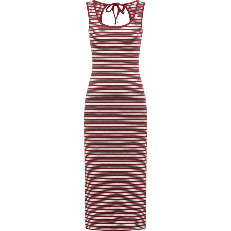 Ragwear Šaty 'Montyca' zelená / vínově červená