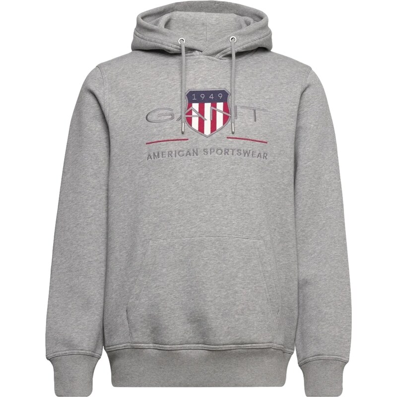 GANT Mikina Reg Archive Shield tmavě modrá / světle šedá /