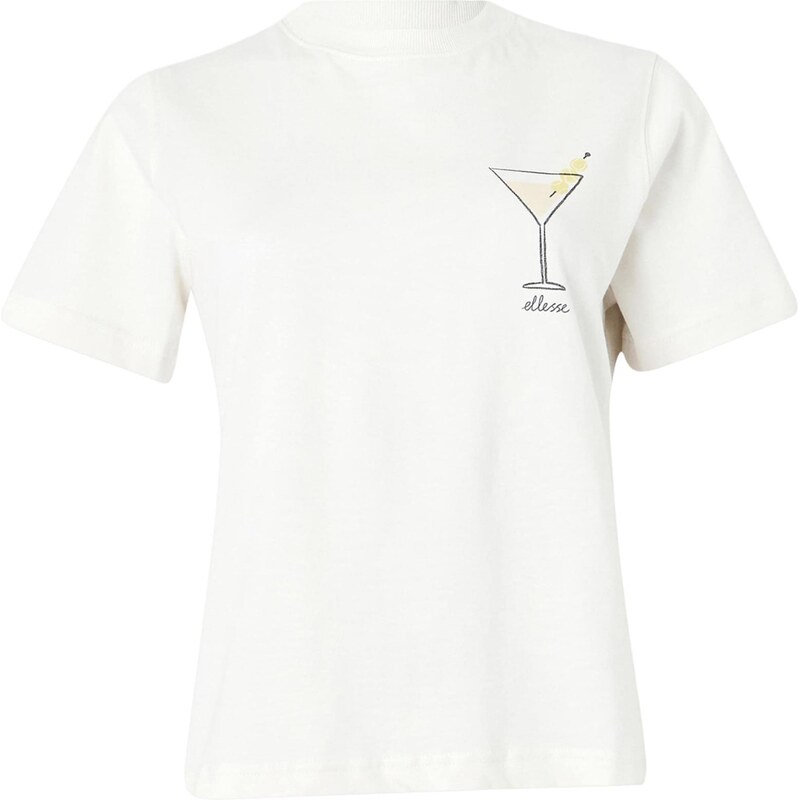 ELLESSE Tričko Bevande citronově žlutá / černá / bílá 114890270