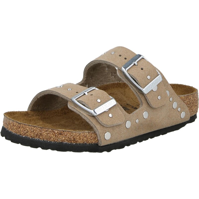 BIRKENSTOCK Sandály Arizona šedobéžová