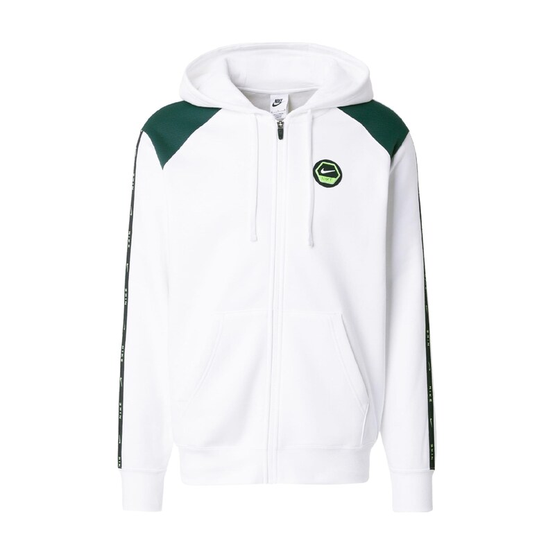 Nike Sportswear Mikina jedle / světle zelená / bílá