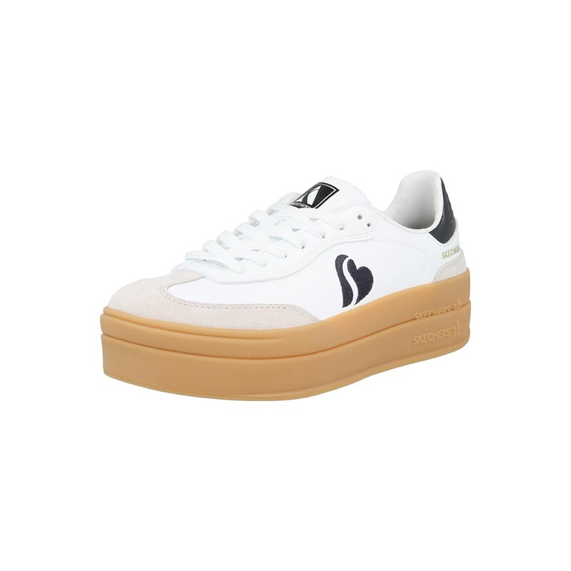 SKECHERS Tenisky ACADEMY světle béžová / marine modrá / bílá