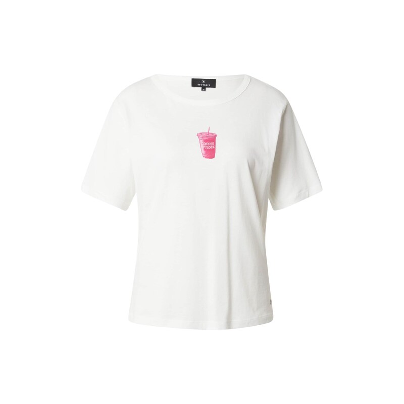 monari Tričko pink / světle růžová / bílá