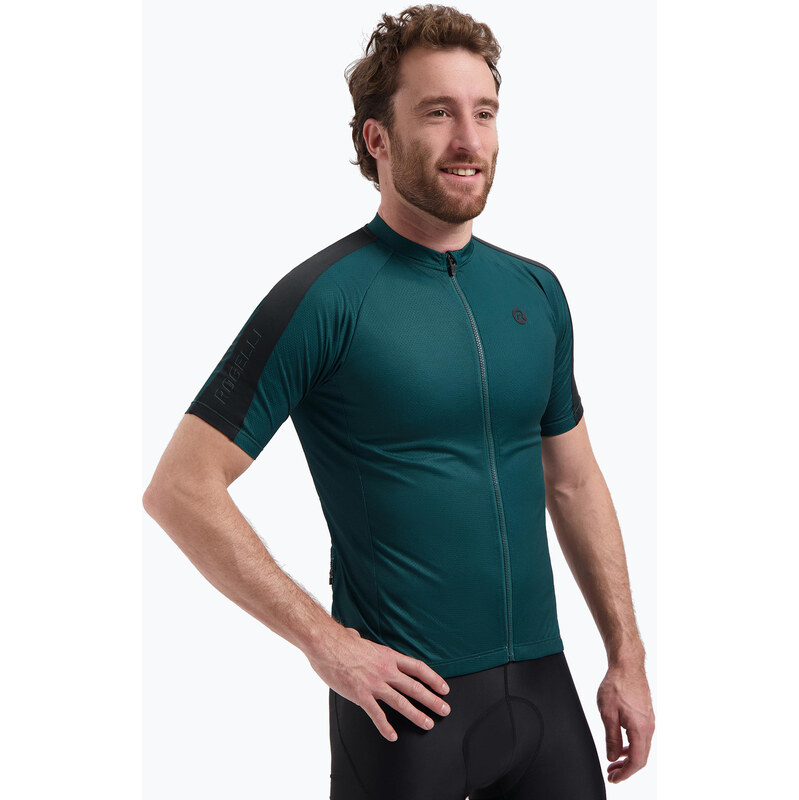 Pánský cyklistický dres Rogelli Explore deep teal