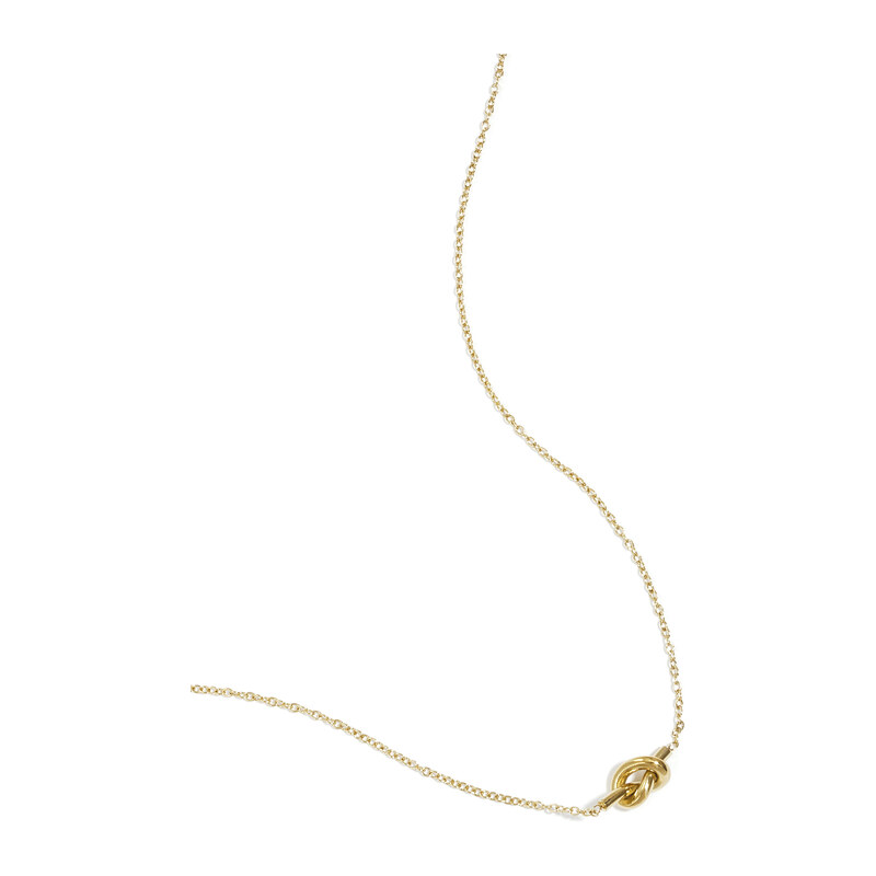 SYLVIENE Náhrdelník KNOT Gold 93409829