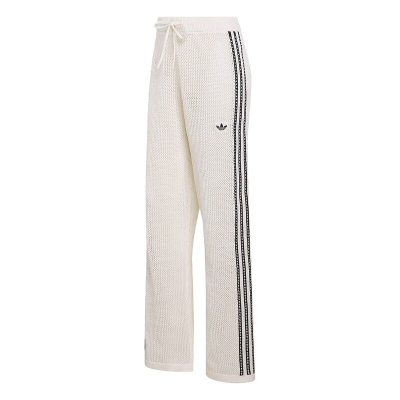ADIDAS ORIGINALS Kalhoty Firebird černá / bílá