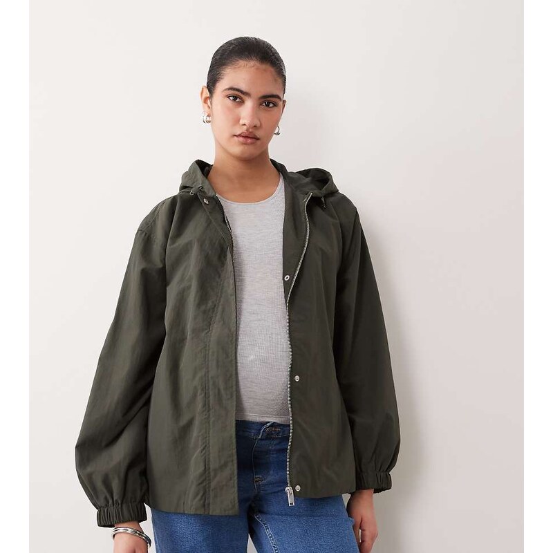 ASOS Maternity ASOS DESIGN Maternity bubble hem rain bomber jacket in 115136158