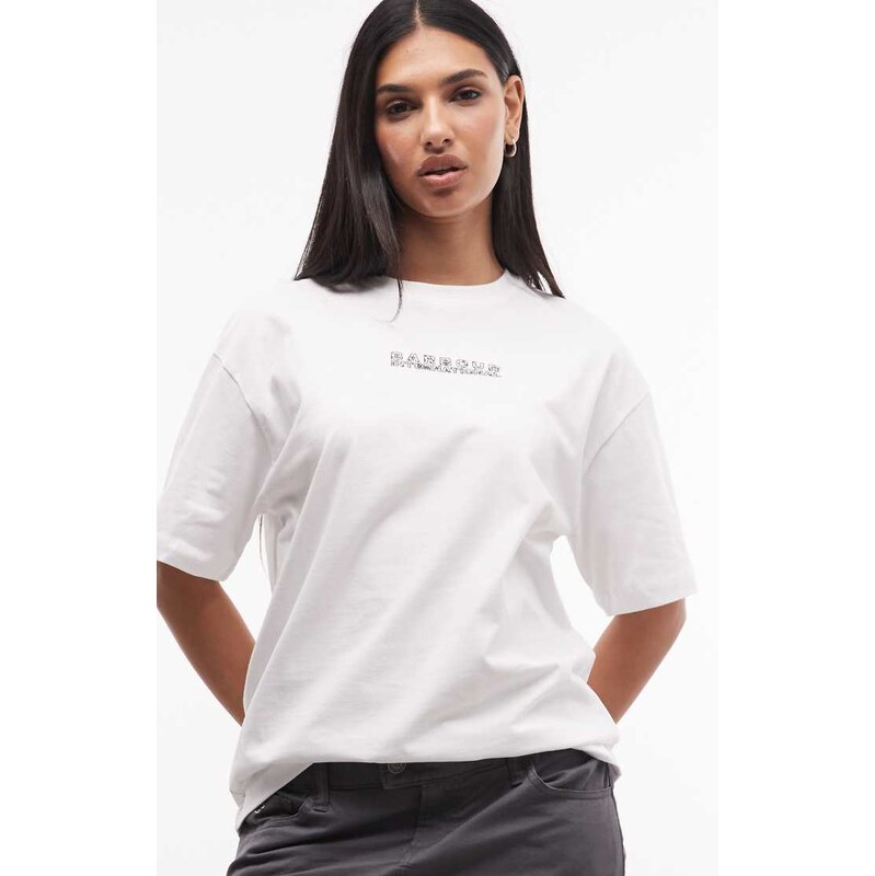 Barbour International Santana relaxed drop shoulder logo t-shirt in 115155875