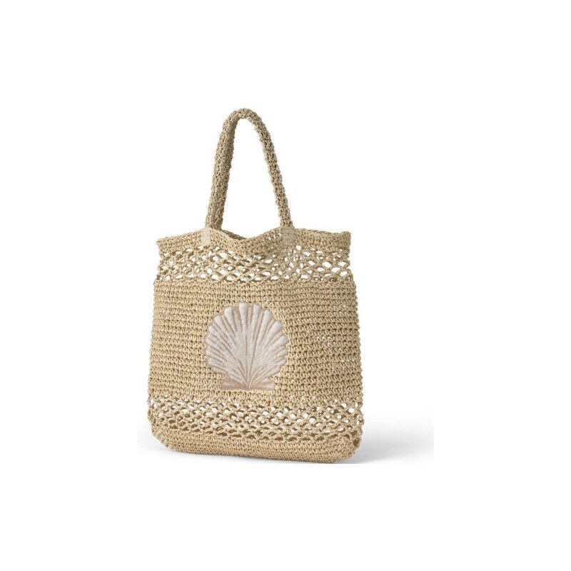 Decorative Openweave Straw Bag, Women, size: one size, regular, Misc, 115262162