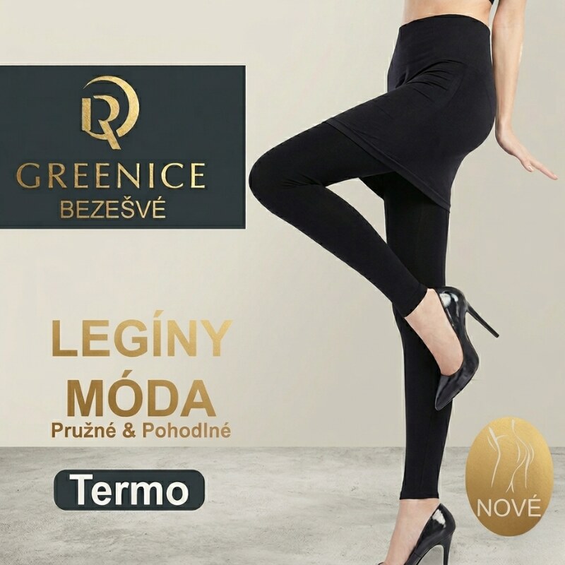 Beiteli DÁMSKÉ THERMO LEGÍNY šedé Greenice JMK930B 101337873