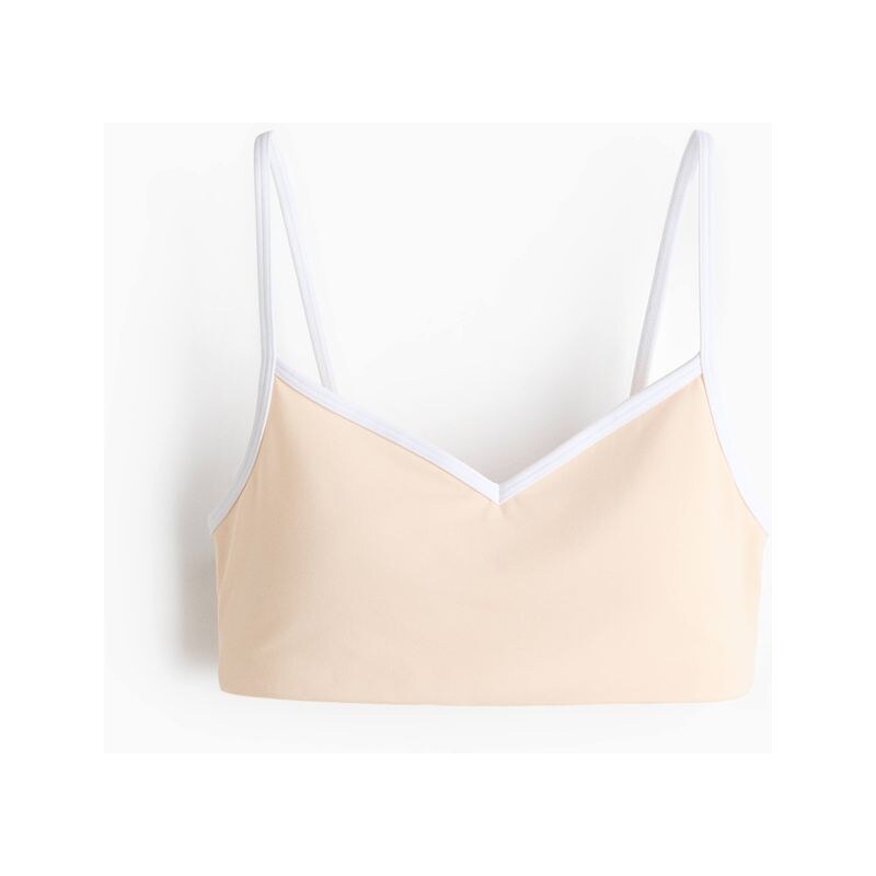 H&M - Sportovní podprsenka Medium Support SoftMove - oranžová 114899615