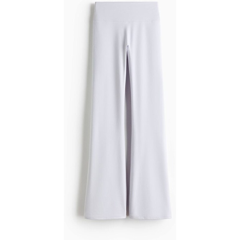 H&M - Legíny na jógu Flared SoftMove - fialová 114899641