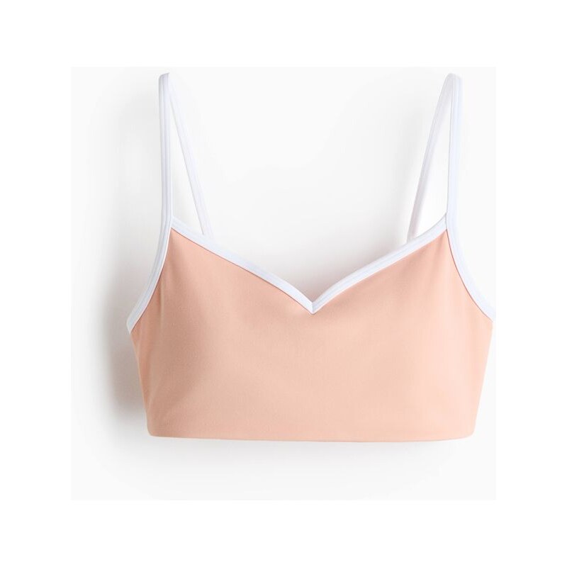 H&M - Sportovní podprsenka Medium Support SoftMove - oranžová 114899698
