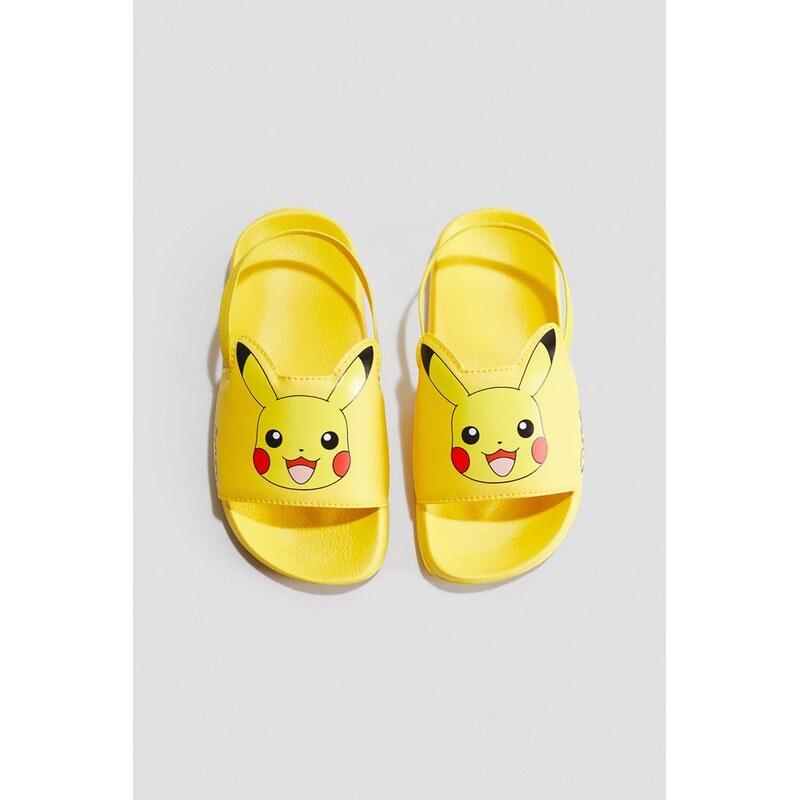 H&M - Koupací pantofle - Žlutá/Pokémon