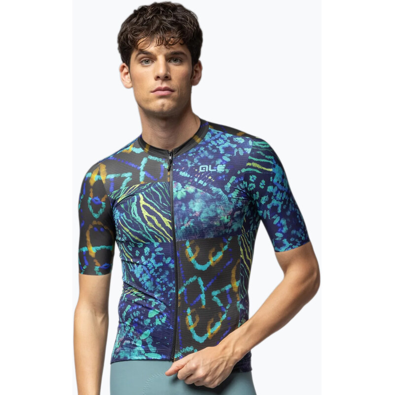 Pánský cyklistický dres Alé Caraibi black